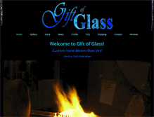 Tablet Screenshot of giftofglass.com.au